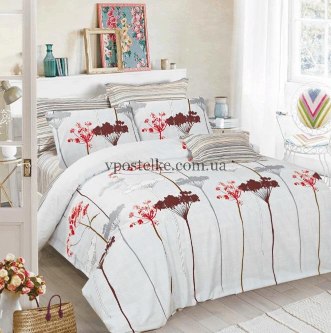 Сатин 250 см "Зонтики" основа