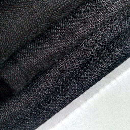 Льняное постельное бельё чёрное фото