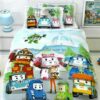 Постельное белье "Поли робокар и друзья"