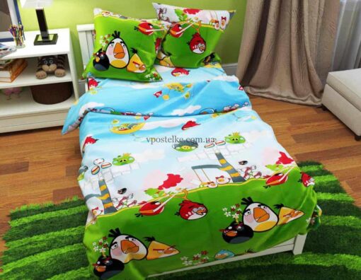 Постельное белье Злые птички, angry Birds (Энгри бердс) фото