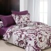 Постельное белье из фланели "Фиолетовый вензель" фото