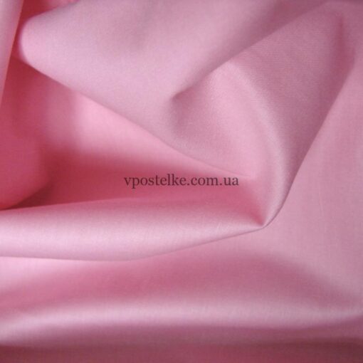 Ткань поплин розового цвета 220 см