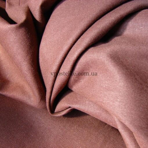 Ткань поплин коричневого цвета 220 см