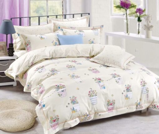 Детское постельное белье с цветами фото