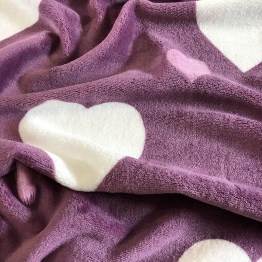 Плед с сердечками фото 2