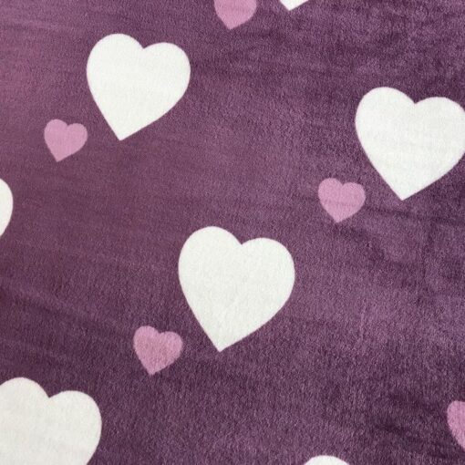 Плед с сердечками фото