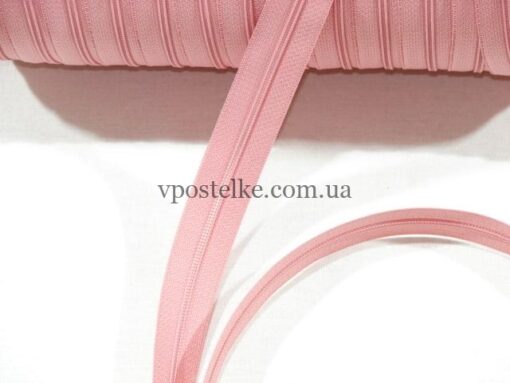 Застёжка- молния 4 мм розовая 2 фото