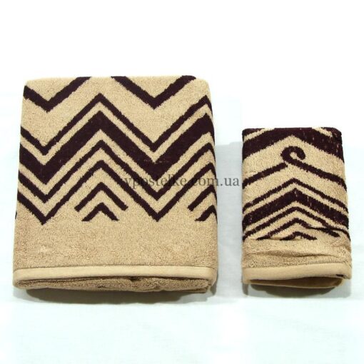 Полотенце махровое зиг-заг фото 3