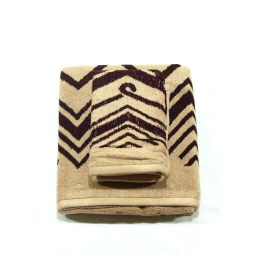 Полотенце махровое зиг-заг фото 2