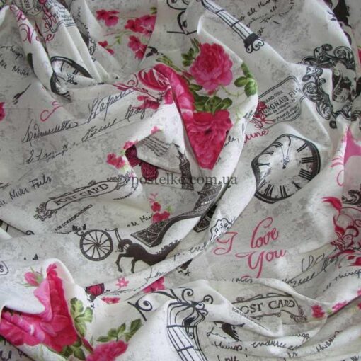 Постельное белье из бязи Грёзы о Париже, Эйфелева башня фото 3