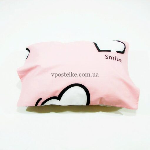 Наволочка с сердечками фото