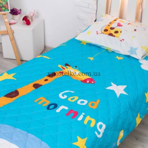 Детское покрывало с жирафом фото 2