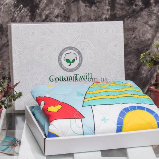 Детское покрывало с домиками фото 3