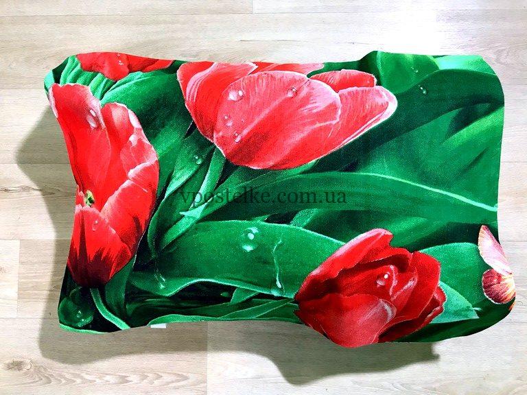 Наволочка с тюльпанами фото