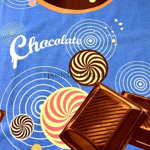 Бязь для постельного белья шоколад 2