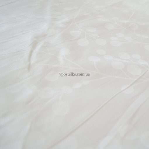 Сатин жаккард для постельного белья Веточка фото