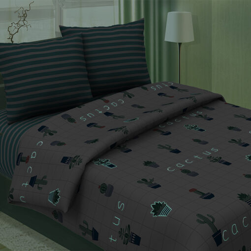 Светящееся постельное белье с кактусами фото 2