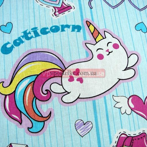 Бязь для постельного белья с единорогами 5