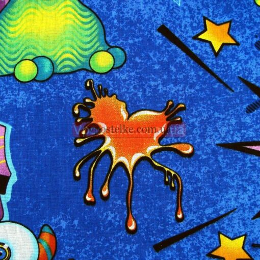 Бязь для постельного белья с монстрами 9