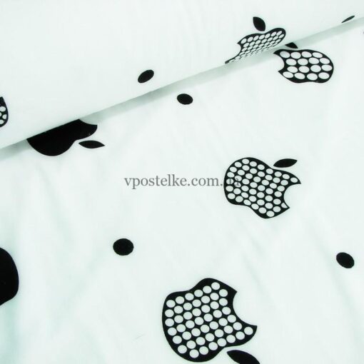 Ткань Эппл белая 2