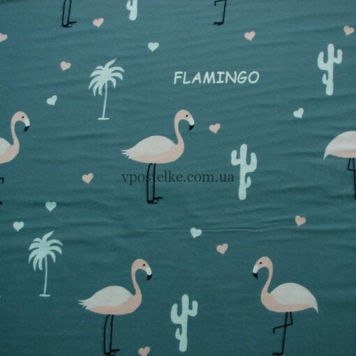Постельное белье розовый фламинго 5