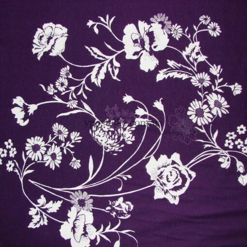 Постельное белье из фиолетовой фланели 4