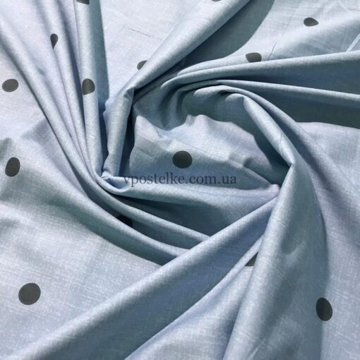 Ткань чёрный горошек 2