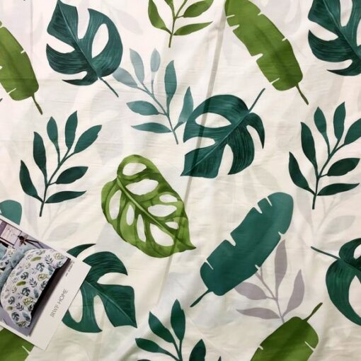 Постельное белье растение Монстера фото 6