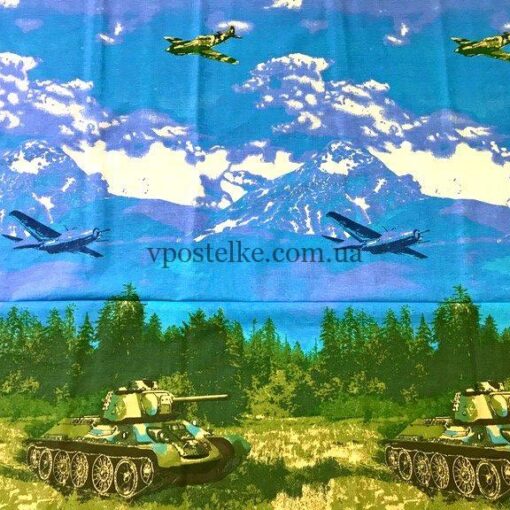 Бязь для постельного белья Танки 2