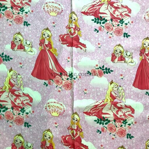 Ткань с принцессой 4