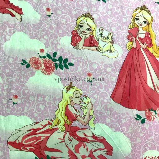 Ткань с принцессой 3