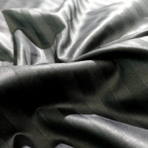 Страйп сатин чёрного цвета 2