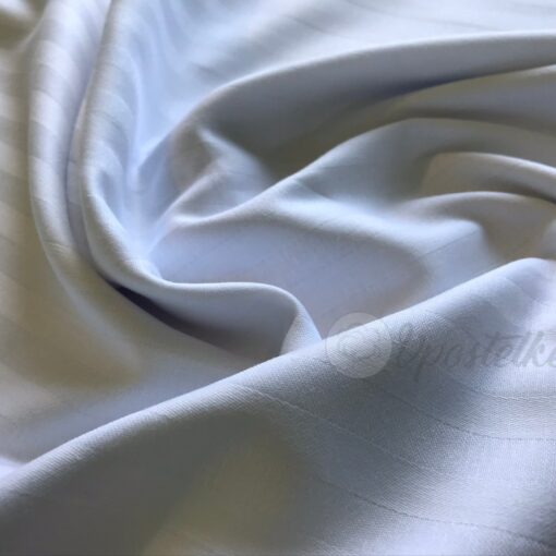 Страйп сатин белый Турция фото