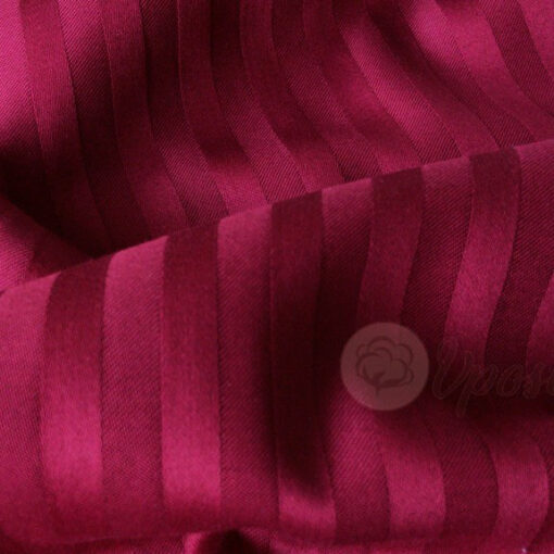 Страйп сатин бордо Турция 3