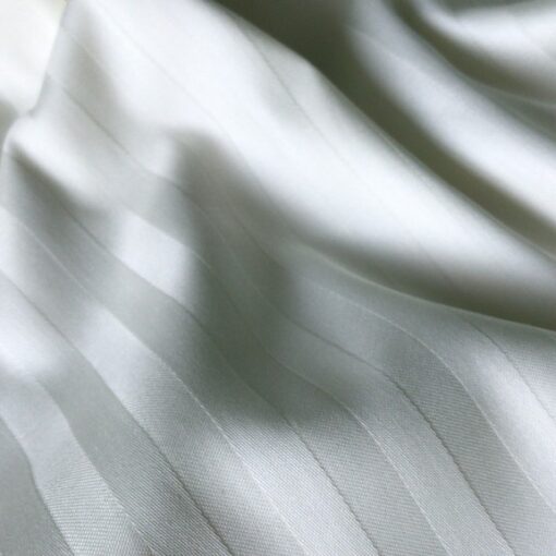 Страйп сатин молочный постельное белье фото 3