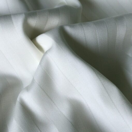 Страйп сатин молочный постельное белье фото 2