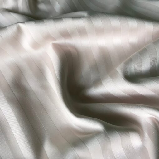 Страйп сатин пудровый постельное белье фото 2