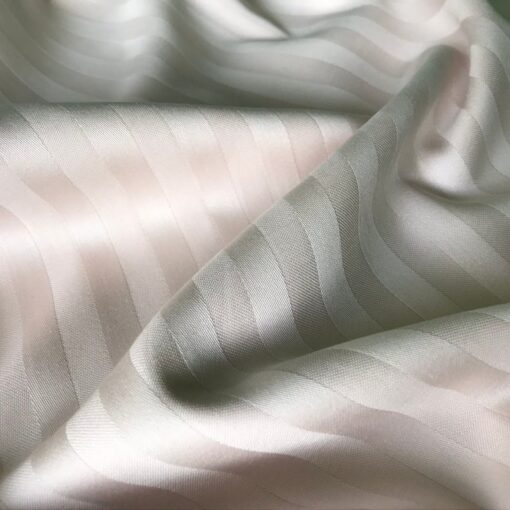 Страйп сатин пудровый постельное белье фото 3