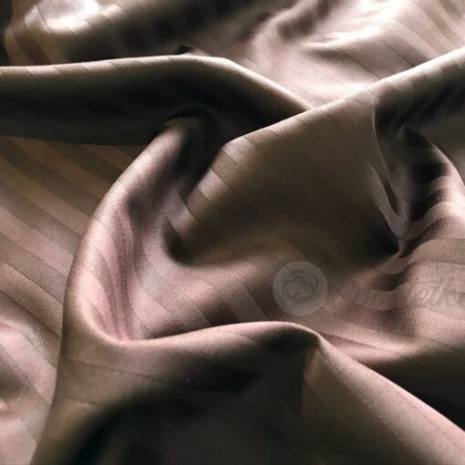 Страйп сатин шоколад Турция 2