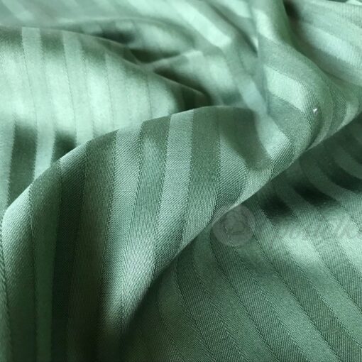 Страйп сатин тёмно зелёный Турция 3