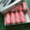 Нитки катушка 400 ярдов 40/2 цвет розовый №155 фото