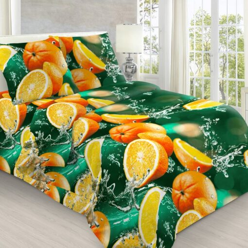 Постельное белье Апельсины 3Д фото