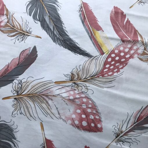 Ранфорс Кемер, коралловые перья 240 см фото 2