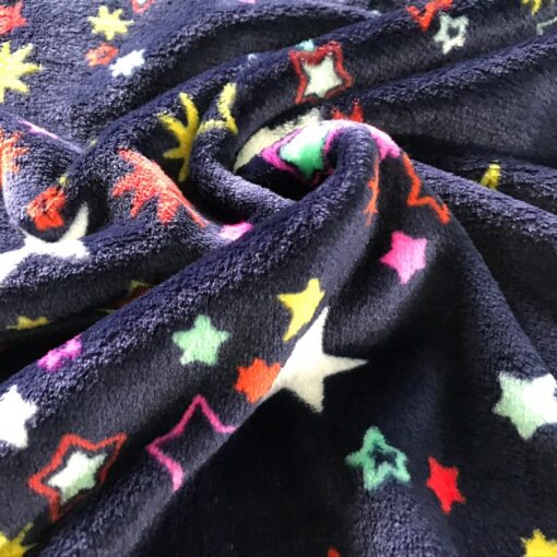 Ткань для пледов Звёзды 180 см 2