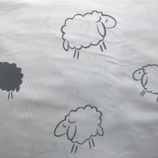 Ткань Ранфорс с овцами, барашками 240 см 2