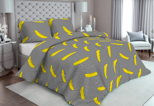 Ткань с бананами ранфорс 220 см фото