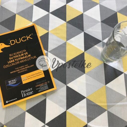 Тефлоновая ткань DUCK водоотталкивающая Треугольники фото 2