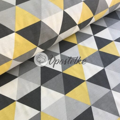 Тефлоновая ткань DUCK водоотталкивающая Треугольники фото 3