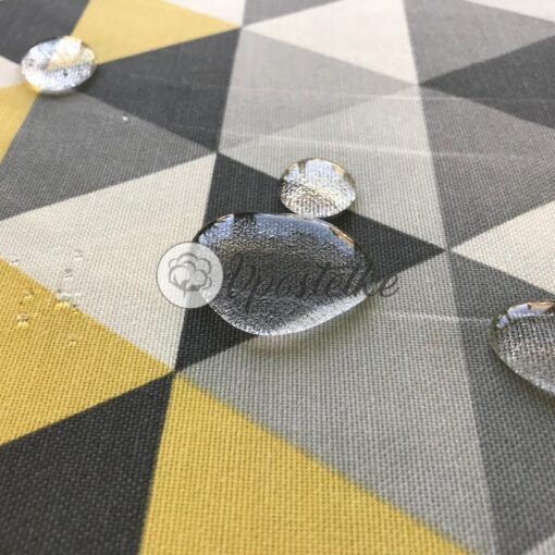 Тефлоновая ткань DUCK водоотталкивающая Треугольники фото 3