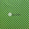 Тефлоновая ткань DUCK водоотталкивающая Горошек на зелёном фото